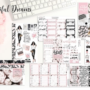 Beautiful Dreams Sticker Set OR A La Carte | Choice of set or separates;  choice of skintone
