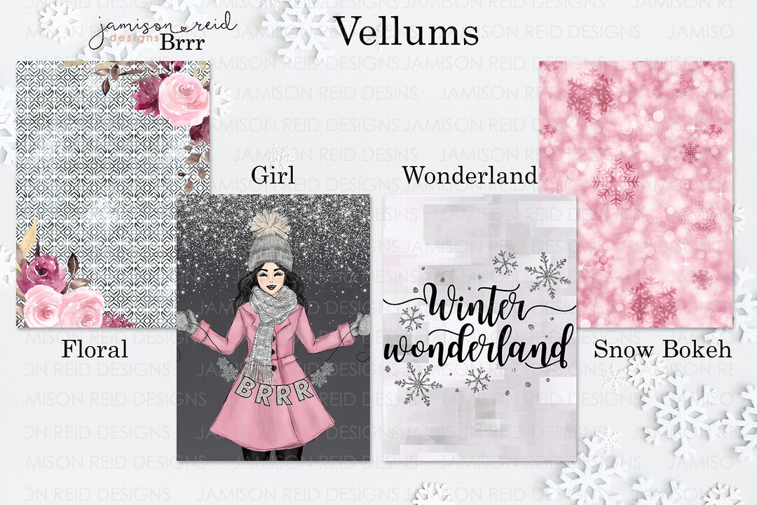 BRRR Planner Vellum / Fashion Girl Vellum / Hobo / HP / Leopard
