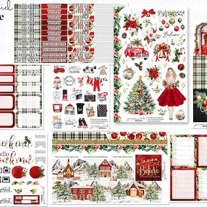 BELIEVE Planner Stickers a la carte or kit , Fashion Girl Sticker Winter Autumn Eclp Hp  bullet journal Hobonichi