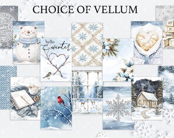 COMFY COZY Choice of Planner Vellum / Fashion Girl Vellum / hobo / HP/ leopard / traveler notebook / Ring Planners / Happy Planner / Journal