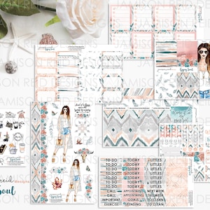 Gypsy Soul Sticker Set OR A La Carte | Choice of set or separates;  choice of skintone