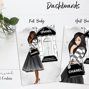 CLASSIC & COUTURE  Planner Dashboard, Personalized Planner , Happy Planner Dashboard, Agenda, gm mm pm, Personal A5 Insert, Hobo