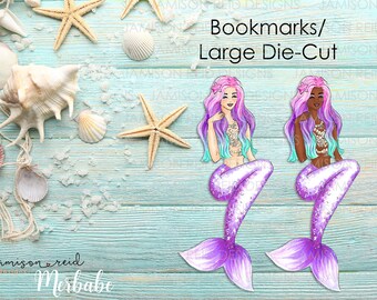 Merbabe Bookmark or Large Diecut