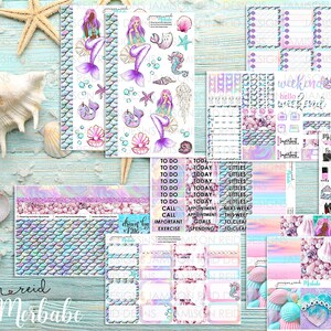 Merbabe Sticker Set OR A La Carte | Choice of set or separates;  choice of skintone