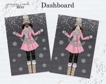 BRRR Planner Dashboard, Personalized Planner , Happy Planner Dashboard, Agenda, gm mm pm, Personal A5 Inserts, Planner Inserts Hobo