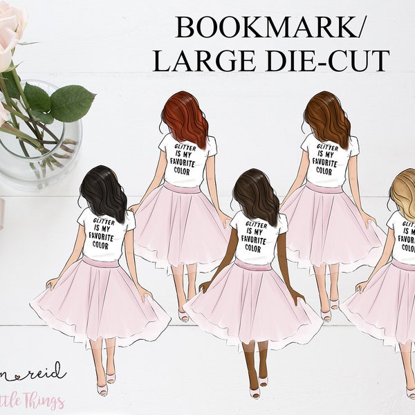 Pretty Little Things Bookmark or Die-Cut