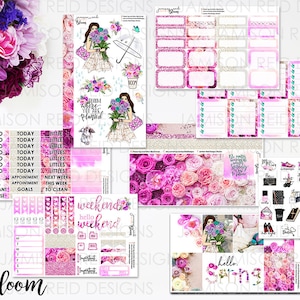 Bloom Sticker Set OR A La Carte | Choice of set or separates;  choice of skintone