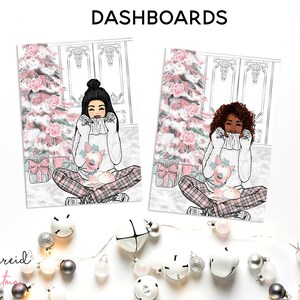 Pink Christmas Dashboard | choice of size/skintone