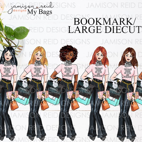 My Bags Bookmark or Die-Cut