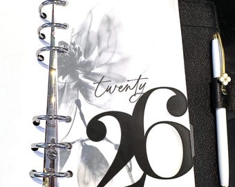 Two-Layer 2026 Dashboard & Vellum Set, Planner Dashboard, Personalized Planner , Happy Planner Dashboard, Agenda, gm mm pm, Personal A5
