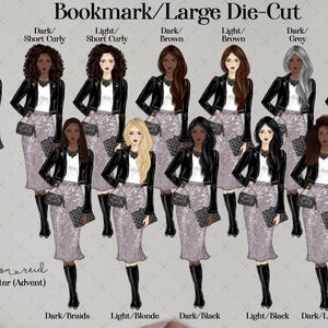 GOALGETTER Planer Fashion Girl Lesezeichen | Lesezeichen | Tasche | tn Einlage | tn Zubehör | Planer Accessoires , Hobonichi ,Journal
