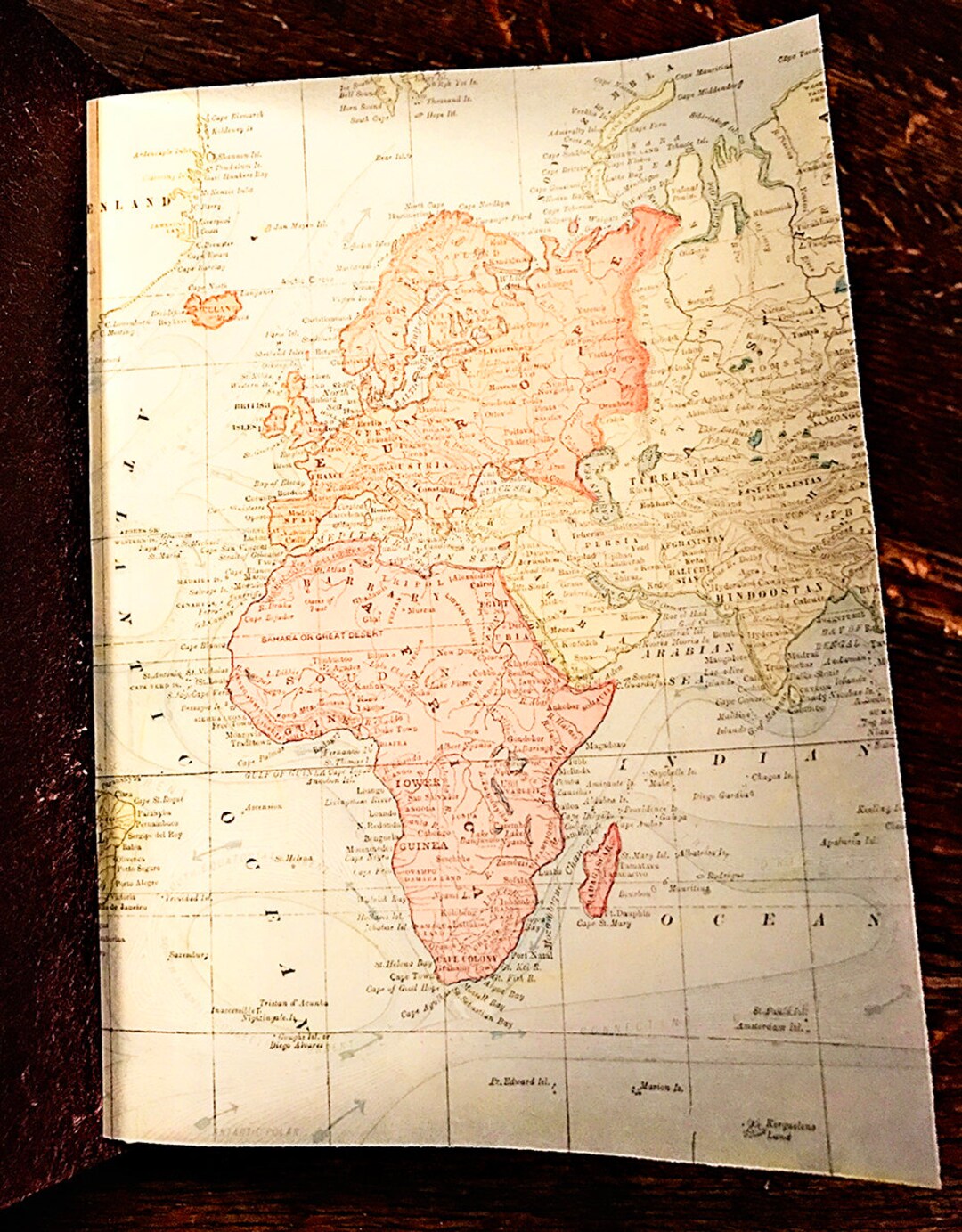 Vellum World Map Dashboard Choice of Skin Etsy