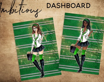 AMBITIOUS Magic School Dashboard | choice of size/skintone
