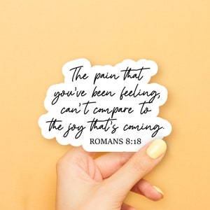 Romans 8:18 Sticker