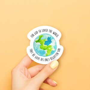 For God So Loved The World Sticker