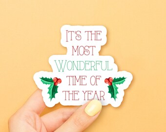 Most Wonderful Time of the Year Sticker