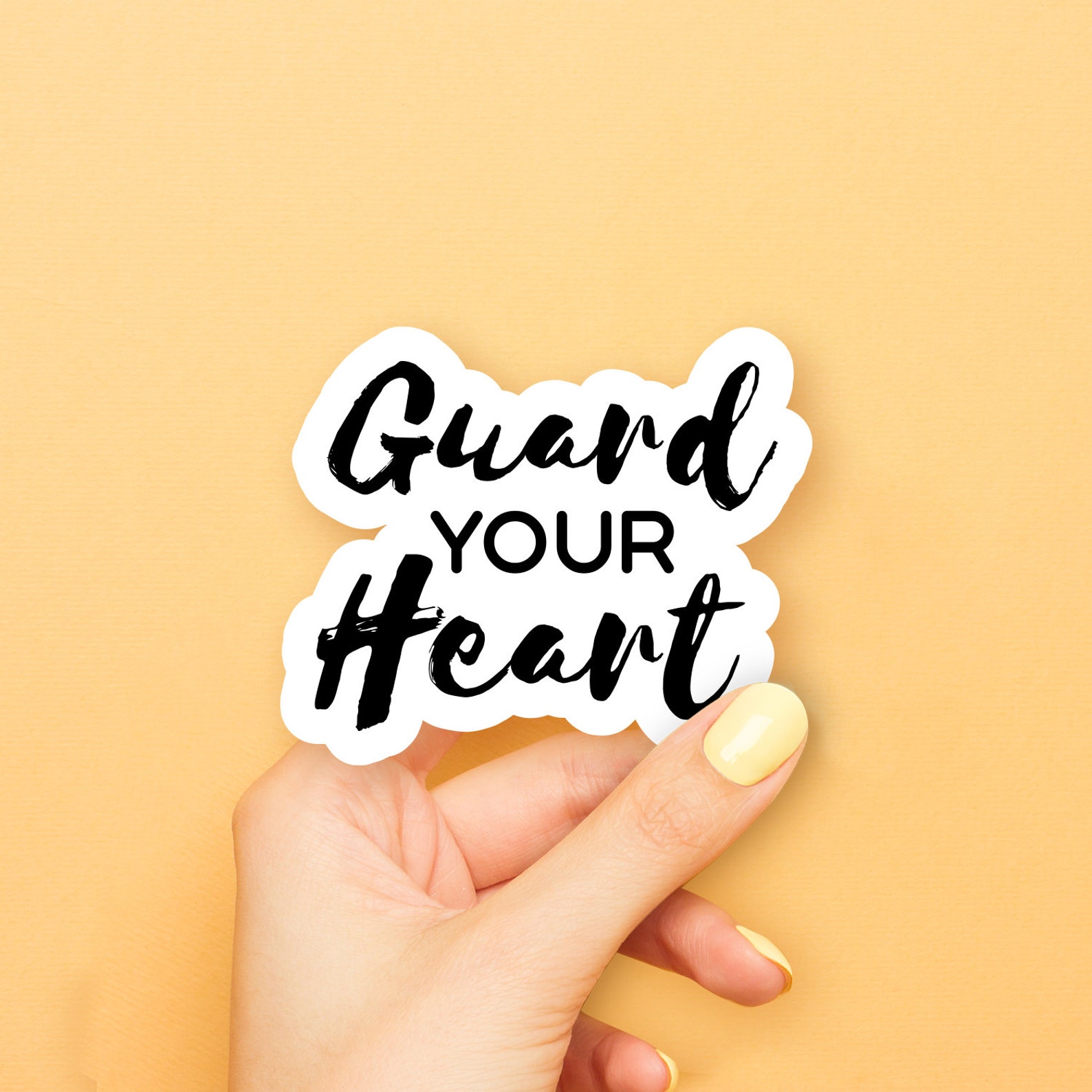 Guard Your Heart Sticker Etsy