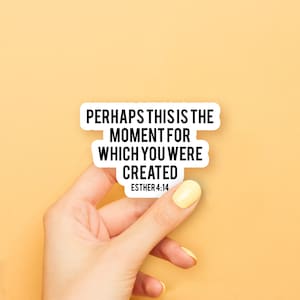 Perhaps (New FONT) Sticker