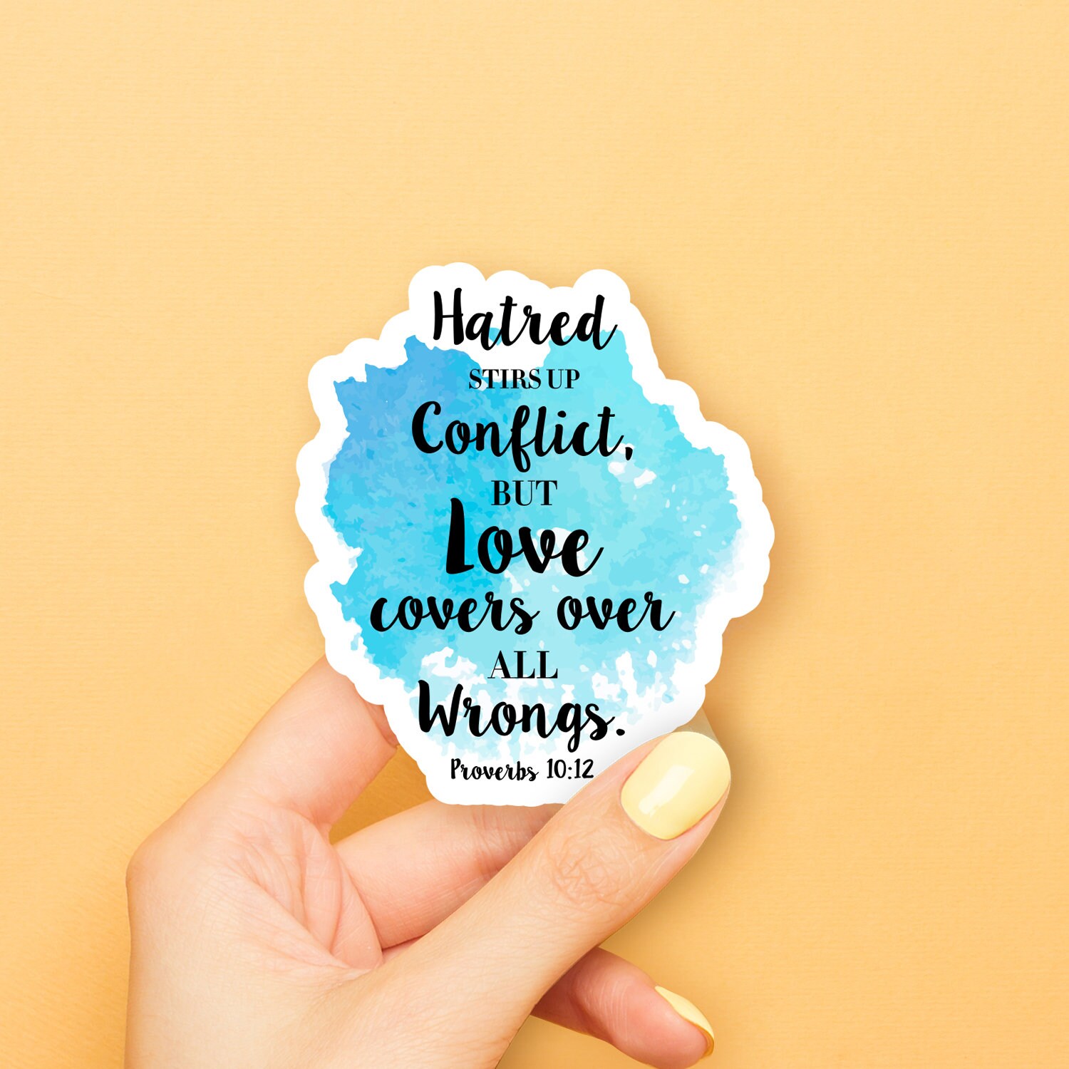 Love Covers All Wrongs Sticker - Etsy