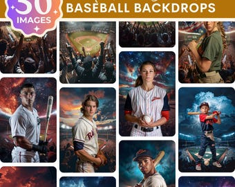 Peut inclure: Un téléchargement numérique de 50 images de fond de foule de stade de baseball. Les images présentent une variété de scènes, notamment une foule en train d'acclamer, un joueur au bâton et un joueur en train d'attraper une balle. Les images sont en haute résolution et parfaites pour ajouter une touche réaliste à vos photos.