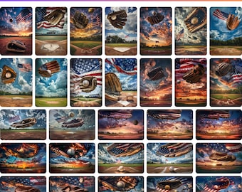 Baseball & Softball Photo Backdrops: 50 Stadium Lights Smoke Effect Digital Backgrounds (JPEG)