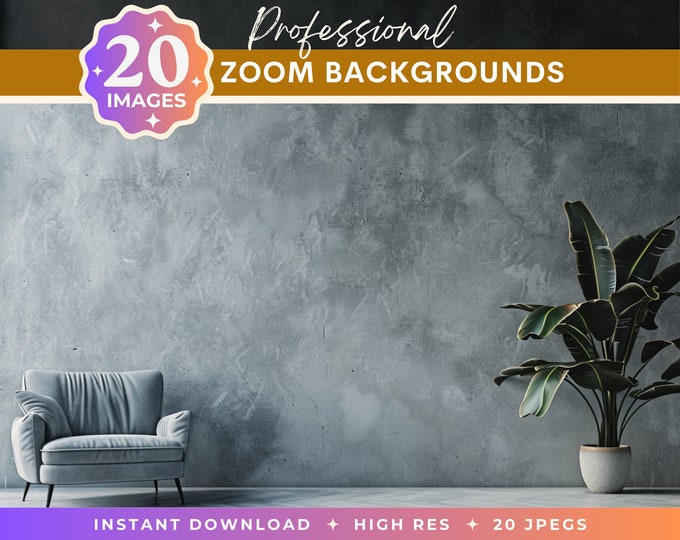 Minimalist Zoom Backgrounds: Professional Interior Scenes (20 Jpegs) - Etsy