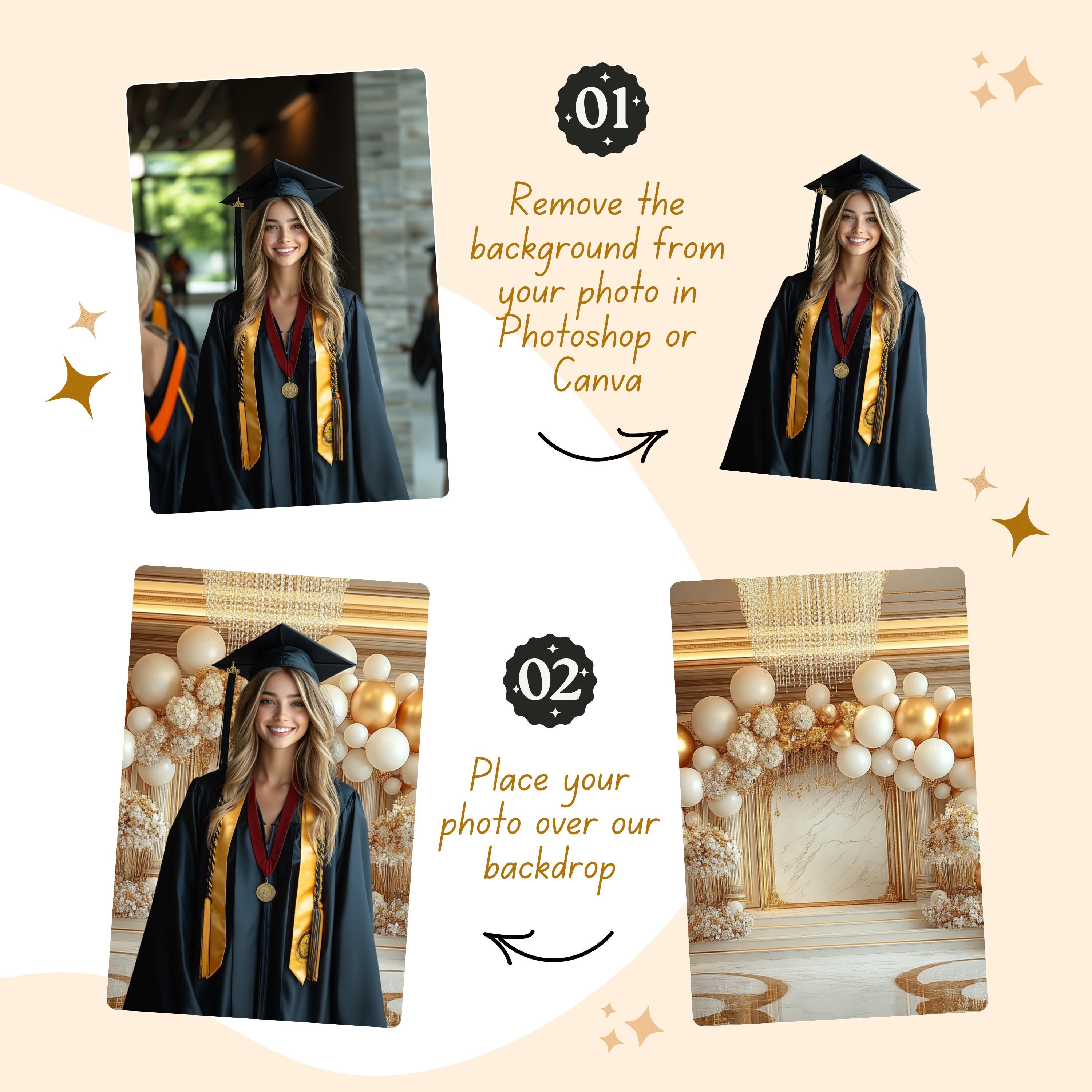 50 Graduation Celebration Party Backdrops: Class of 2026 Photo ...