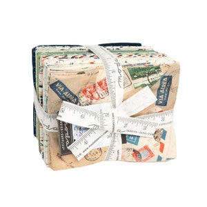 Fat Quarter Bundle -  ‘Bon Voyage&#39;  by Janet Clare for Moda. Includes 25 Fat Quarters