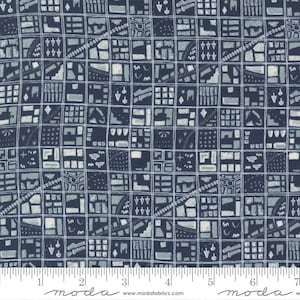 Città > Parigi (16942-15) dalla collezione di tessuti Moda 'Bon Voyage' di Janet Clare