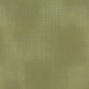 May include: A solid, olive-green fabric with a subtle, textured weave. The color is a muted, earthy tone, and the fabric appears to be a medium weight. The overall effect is a simple, yet elegant textile.