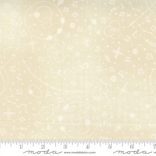 Galaxy  > Milky Way- White  (16920-12)  from Janet Clare's  'Astra'  Moda fabric collection