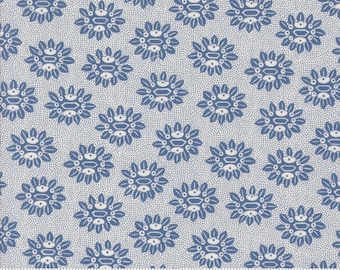 Bucknall  > Cobalt  (24632-11) from Janet Clare's 'Larking' Moda fabric collection