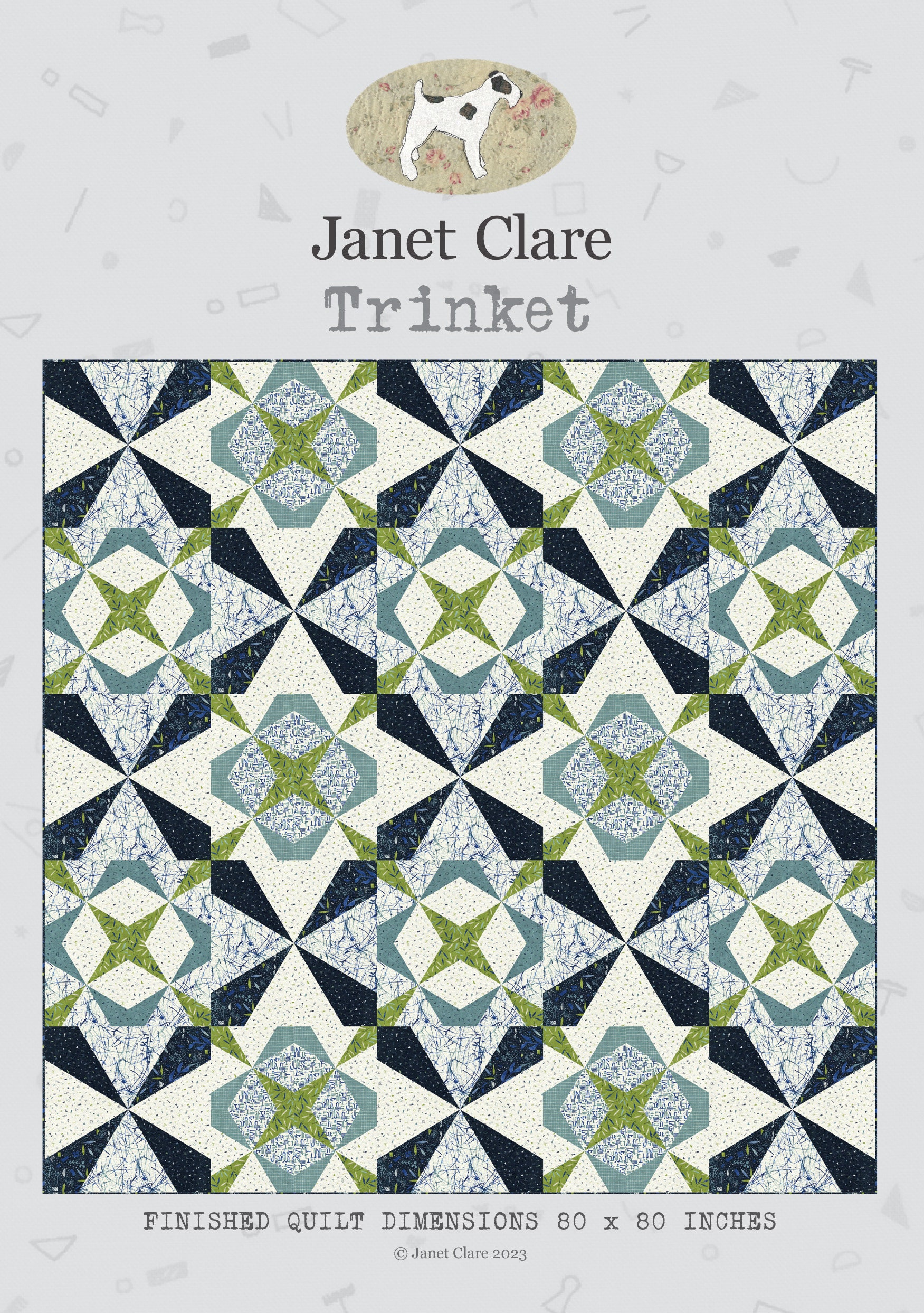Janet Clare P.O.S.H. - Quilt Pattern - 123Stitch