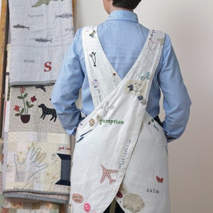 Artisan Apron Pattern make and embellish your own crossover apron and wear your creativity Includes S, M, L, XL, 2XL, 3XL and 4XL sizes image 6