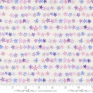 Daisy Chain  > Snowdrop (24655-11) from Janet Clare's 'Delphinium' Moda fabric collection