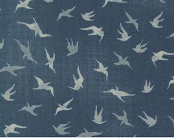 Kittiwake > Ocean  (16933-13) from Janet Clare's 'To the Sea' Moda fabric collection