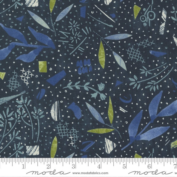 Snippets > Ink (16950-16) from Janet Clare's 'Collage' Moda fabric collection