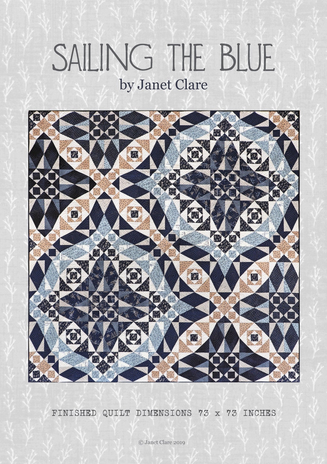 Sailing the Blue Quilt Pattern PDF Download A Fabulous Quilt Featuring