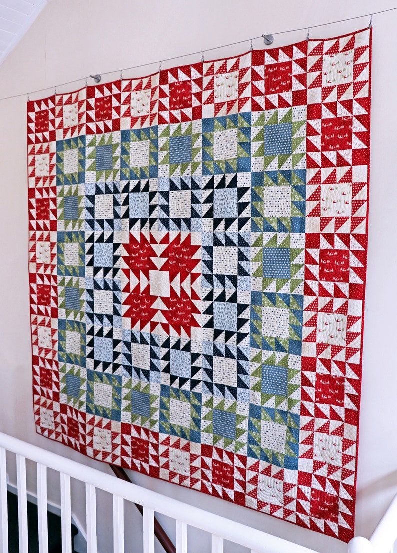 Twizzle Quilt Pattern Round and Round the Colours Go Etsy
