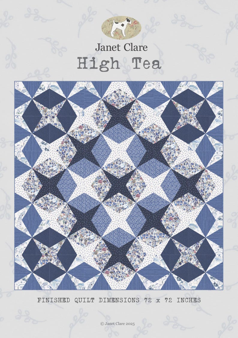 High Tea Quilt Pattern High Tea Quilt Pattern -A Foundation Pieced Design Creating Bold Blocks ...
