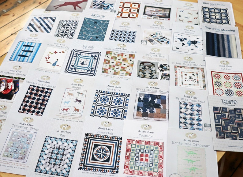 Quilt Pattern ~ TAILWIND ~ by Janet Clare