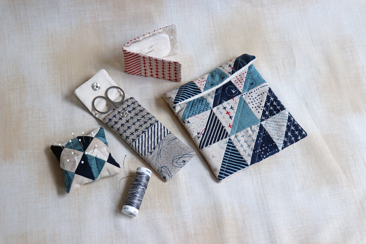 DIY mini fabric sewing kit, pack with 2, cartonnage DIY kit 106, free  online instructions