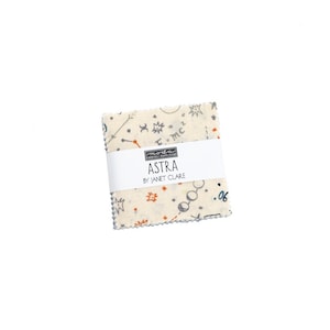2.5&quot; Mini Charm Squares -  &#39;Astra&#39;  by Janet Clare for Moda - includes 42 pieces of 2.5 inch square fabric