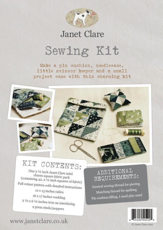 Sewing Kit Sewing Pattern and Fabric Kit Everything You Need to Make These  Charming Mini Sewing Accessories 