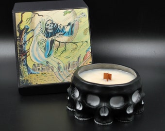 Ghost Stories - Haunted Candle | Campfire Candle | Ghostly Candle | Vegan Friendly Candle | Horror Candle | Gothic Soy Candle