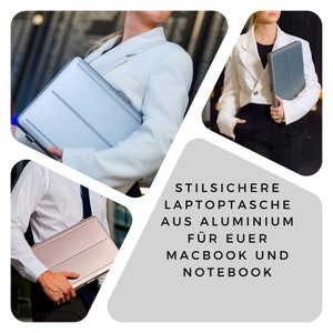 Laptoptasche Aluminium Hardcase 13,3 Zoll passgenau für Apple MacBook Pro 13 Bild 1