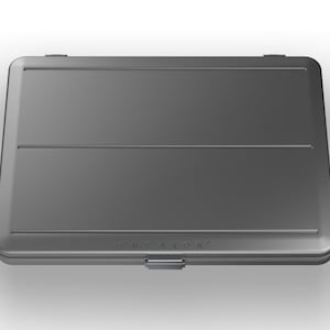 Laptoptasche Aluminium Hardcase 13,3 Zoll passgenau für Apple MacBook Pro 13 Metallic Grey
