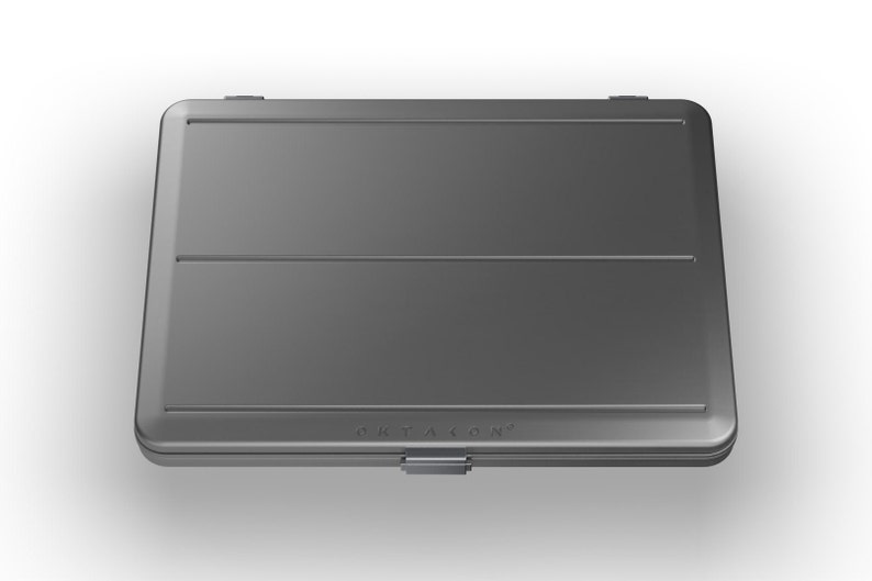 Laptop Aluminium Hardcase 13,3 Zoll passgenau für Apple MacBook Pro 13 Metallic Grey