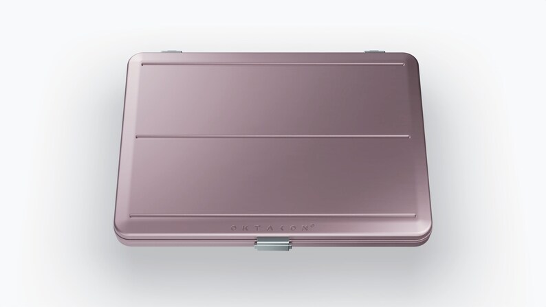 Laptop Aluminium Hardcase 13,3 Zoll passgenau für Apple MacBook Pro 13 Bronce-Rosé