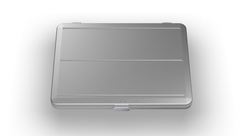 Laptop Aluminium Hardcase 13,3 Zoll passgenau für Apple MacBook Pro 13 Aviation Silver